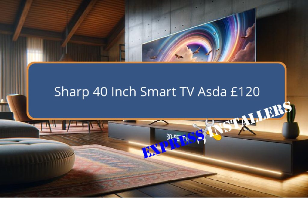 Sharp 40 Inch Smart TV Asda £120