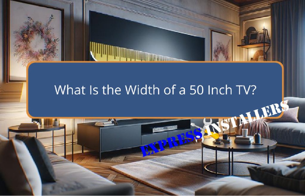What Is the Width of a 50 Inch TV