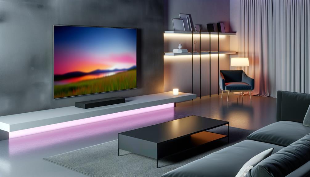 large samsung television size