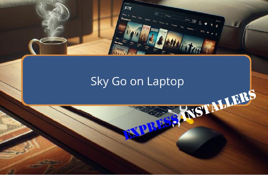 stream sky on laptop