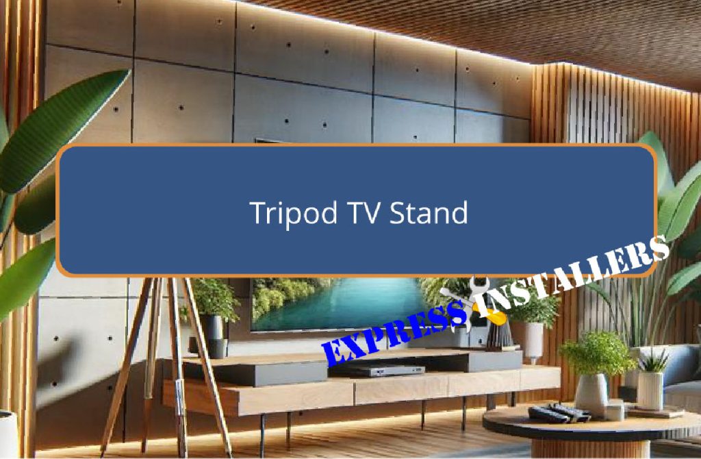 sturdy three legged television stand