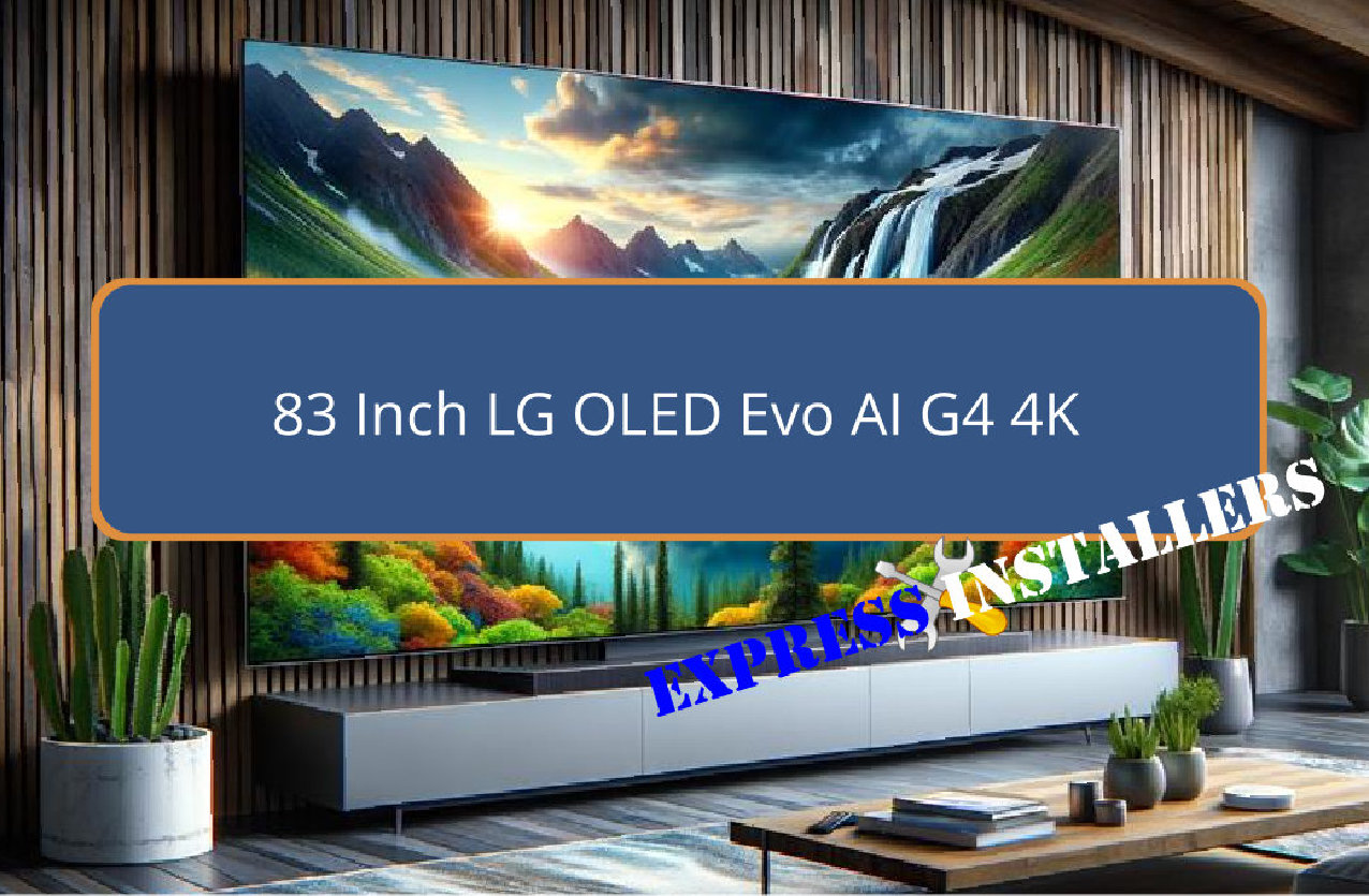 83 Inch LG OLED Evo AI G4 4K OLED83G45LW - Express Installers