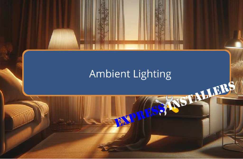 subtle light in room