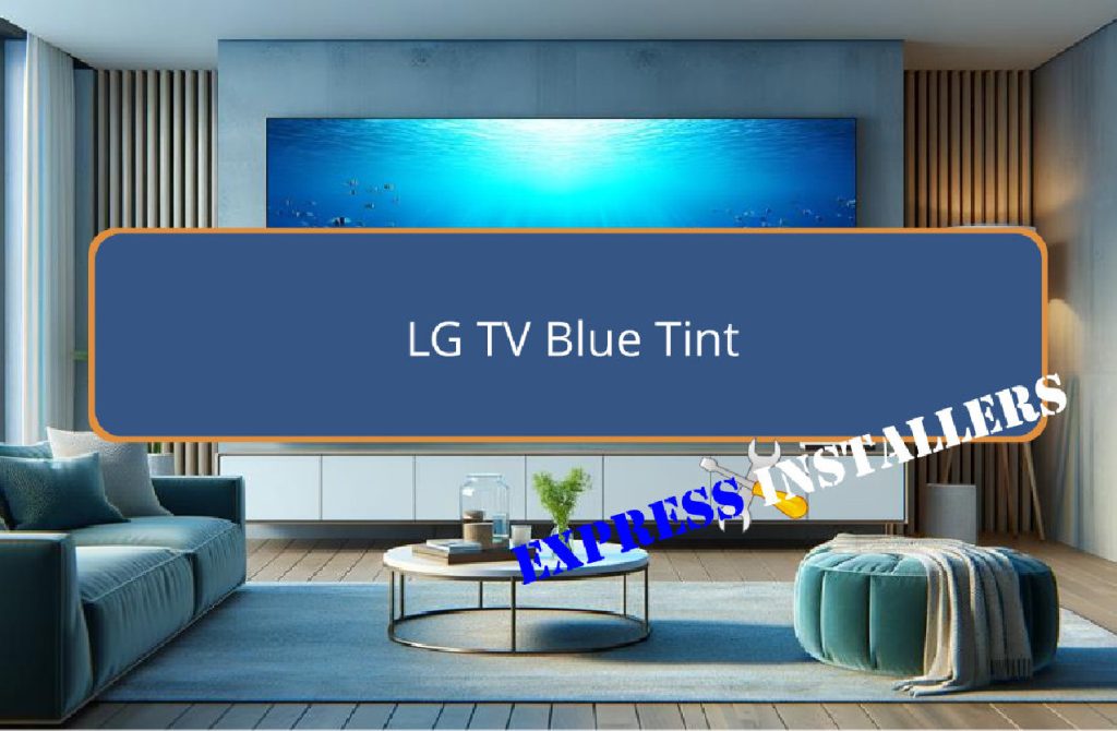 blue tint on lg tv