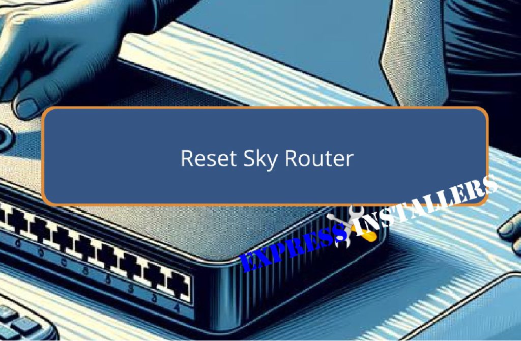 rebooting sky internet router