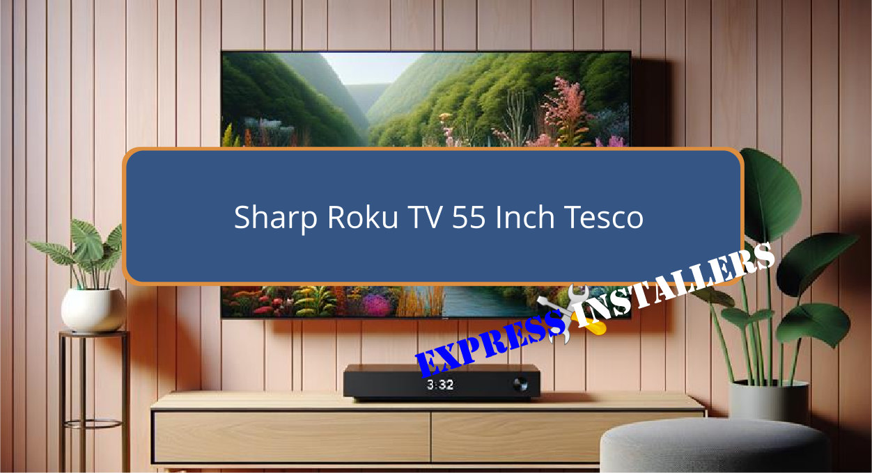 Sharp Roku TV 55 Inch Tesco - Express Installers