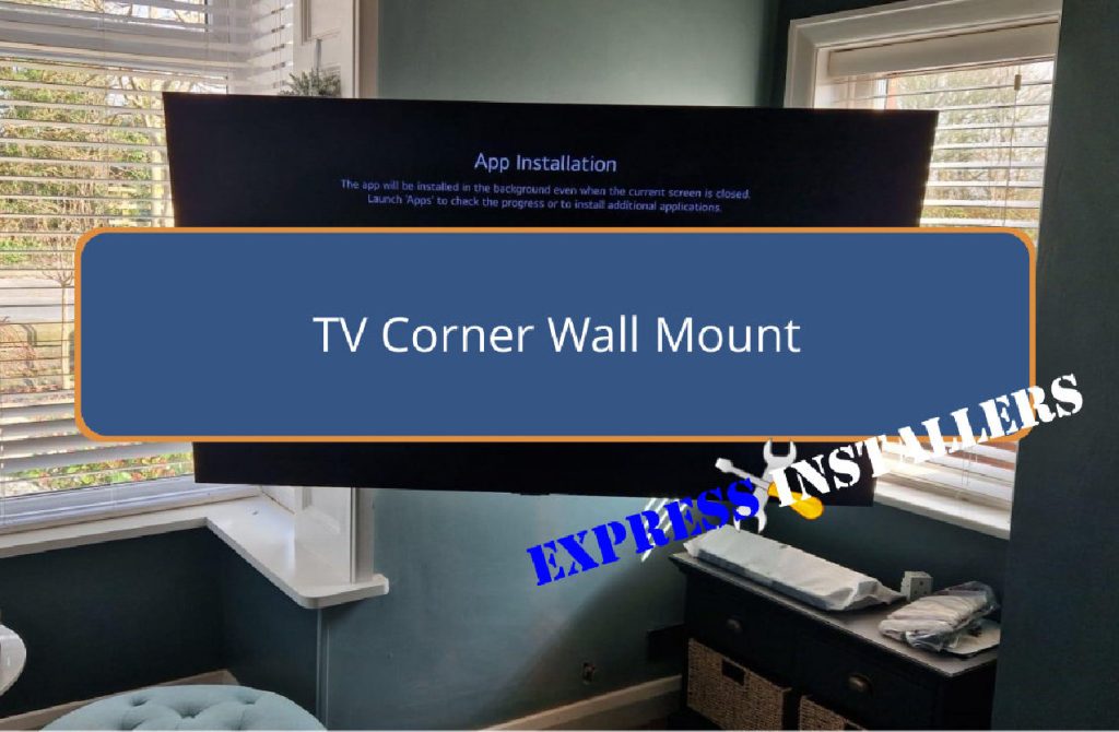 TV Corner Wall Mount