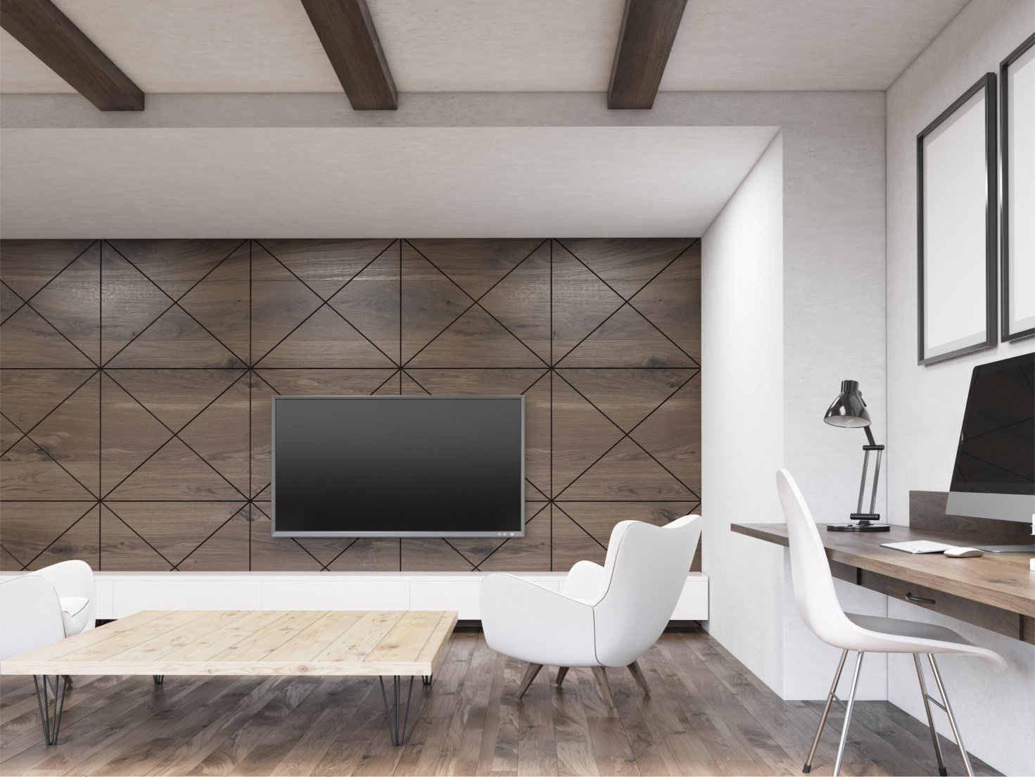 tv wall interior